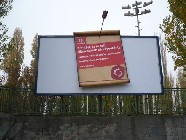 3D elemek kampány-kihelyezése 10 Bp-i,és 10 vidéki helyszínen 24 óra alatt
