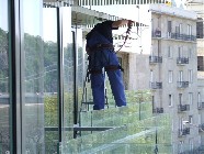 Marriott hotel építés utáni első mosás.
