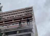 Homlokzat tisztítása nagynyomású géppel